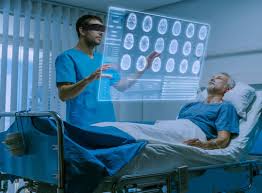 doctor using mr glasses